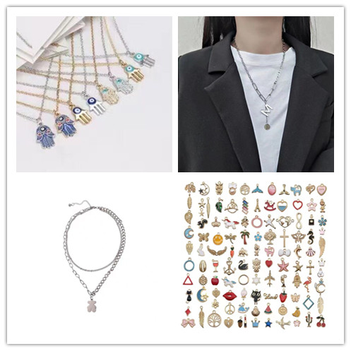 Various Jewelry Necklace With unique Pendants